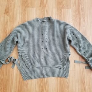 Super cozy muted mint green sweater
